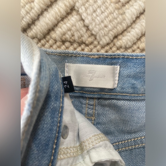 7 For All Mankind Balloon Ripped Jeans - Picture 4 of 8